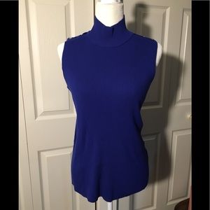 Calvin Klein Sleeveless Blue Sweater